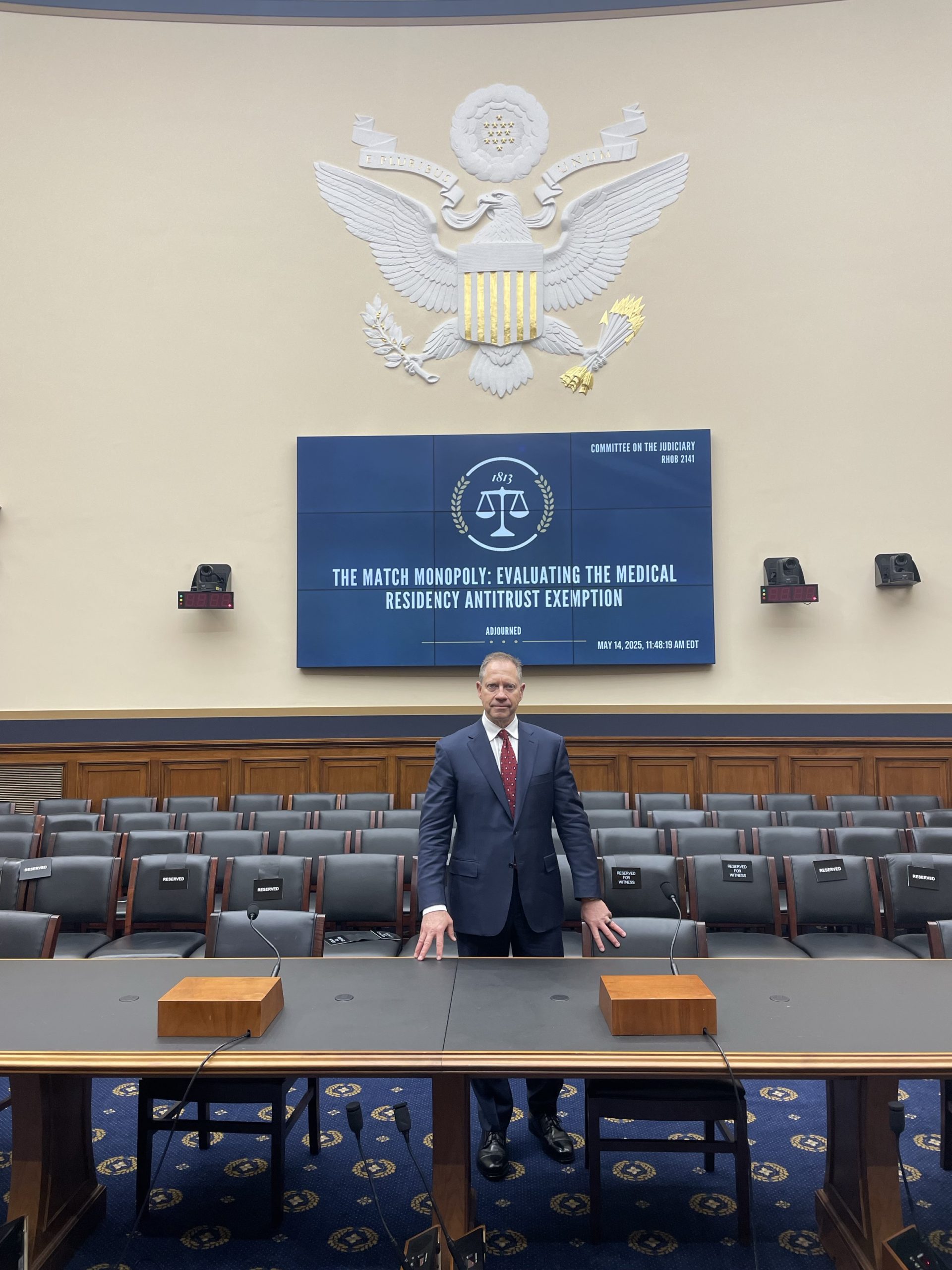 Layer Standing in court room